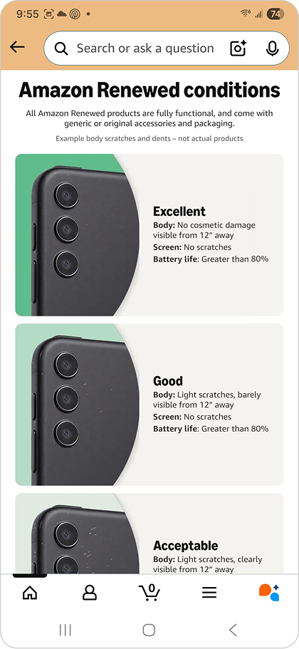 What is the Renewed program?